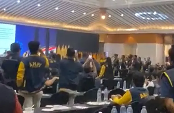 Rapat Pimpinan Nasional (Rapimnas) Dewan Pimpinan Pusat Angkatan Muda Pembaharuan Indonesia (DPP AMPI) di Grand Puri Ballroom, Hotel Grand Sahid Jaya, Jakarta, resmi ditutup pada Senin (28/9/2026).