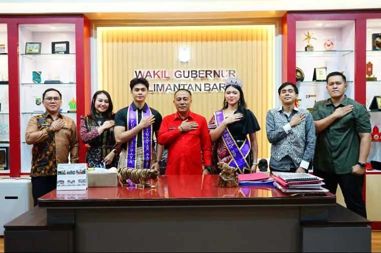 Wakil Gubernur Kalimantan Barat, Krisantus Kurniawan menerima audiensi Sekretariat Bersama Kesenian Dayak (Sekberkesda) Kalbar terkait persiapan keikutsertaan Putra Putri Budaya Kalbar pada Pemilihan Putra Putri Budaya Indonesia 2026.