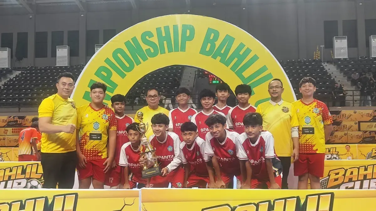 Bahlil Cup Series 1 Futsal Kalbar di GOR Terpadu Pangsuma, Kalimantan Barat.