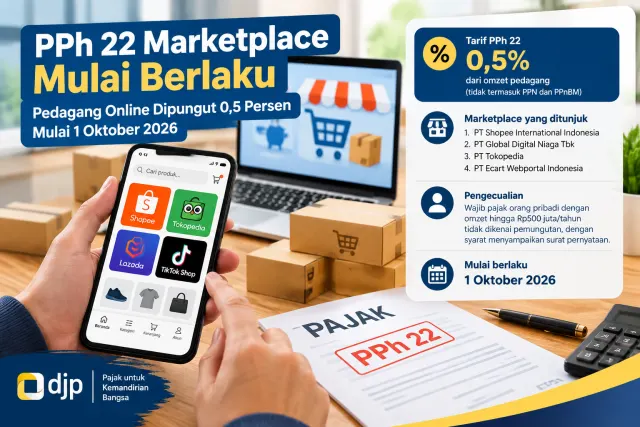 PPh 22 Marketplace Mulai Berlaku, Pedagang Online Dipungut 0,5 Persen