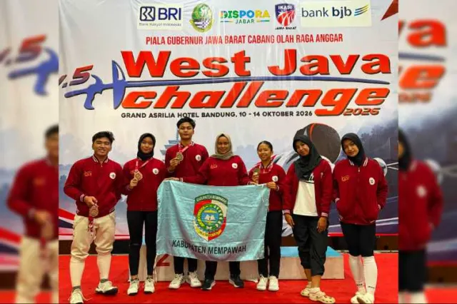 Anggar Mempawah Raih 2 Emas dan 3 Perunggu di West Java Fencing Challenge 2026