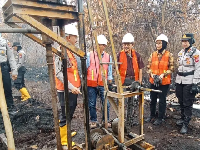 Sinergi Cegah Bencana, Kawasan Industri Pulau Penebang Kolaborasi Tangani Karhutla Kayong Utara